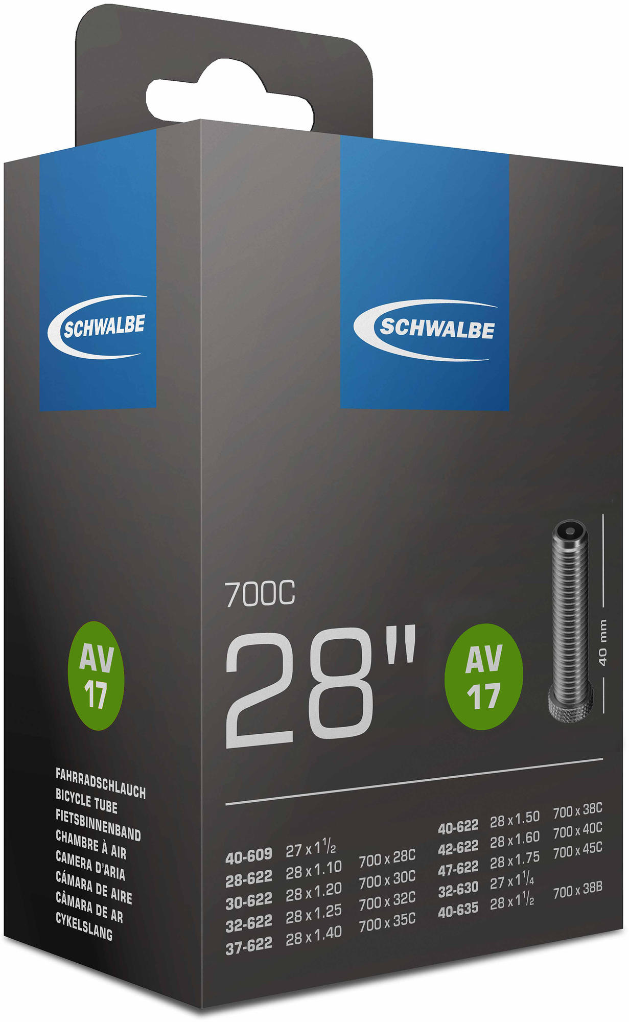 Schlauch "DV17" SCHWALBE