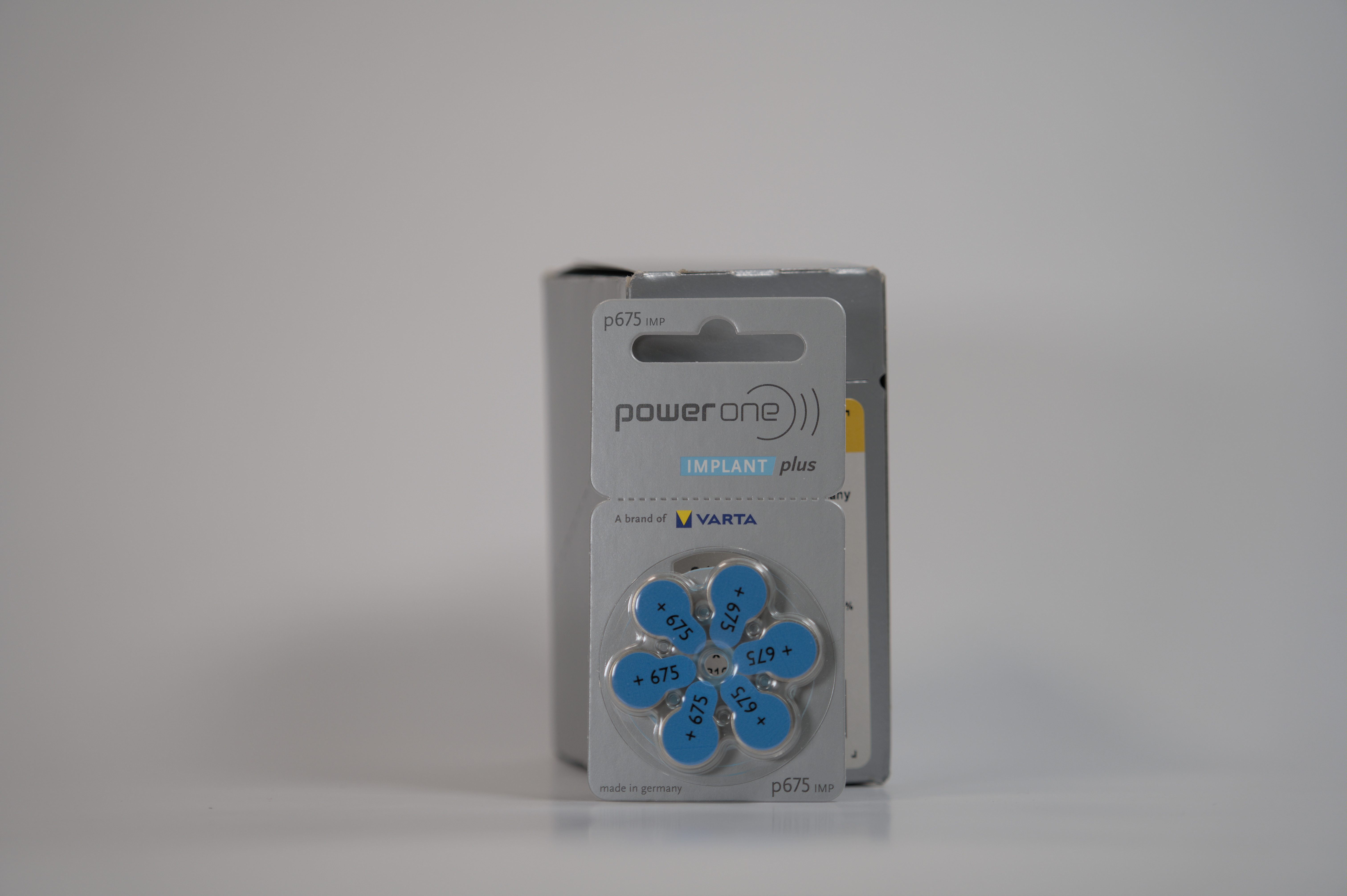 Batterie 6er Pack PowerOne ImplantPlus 675