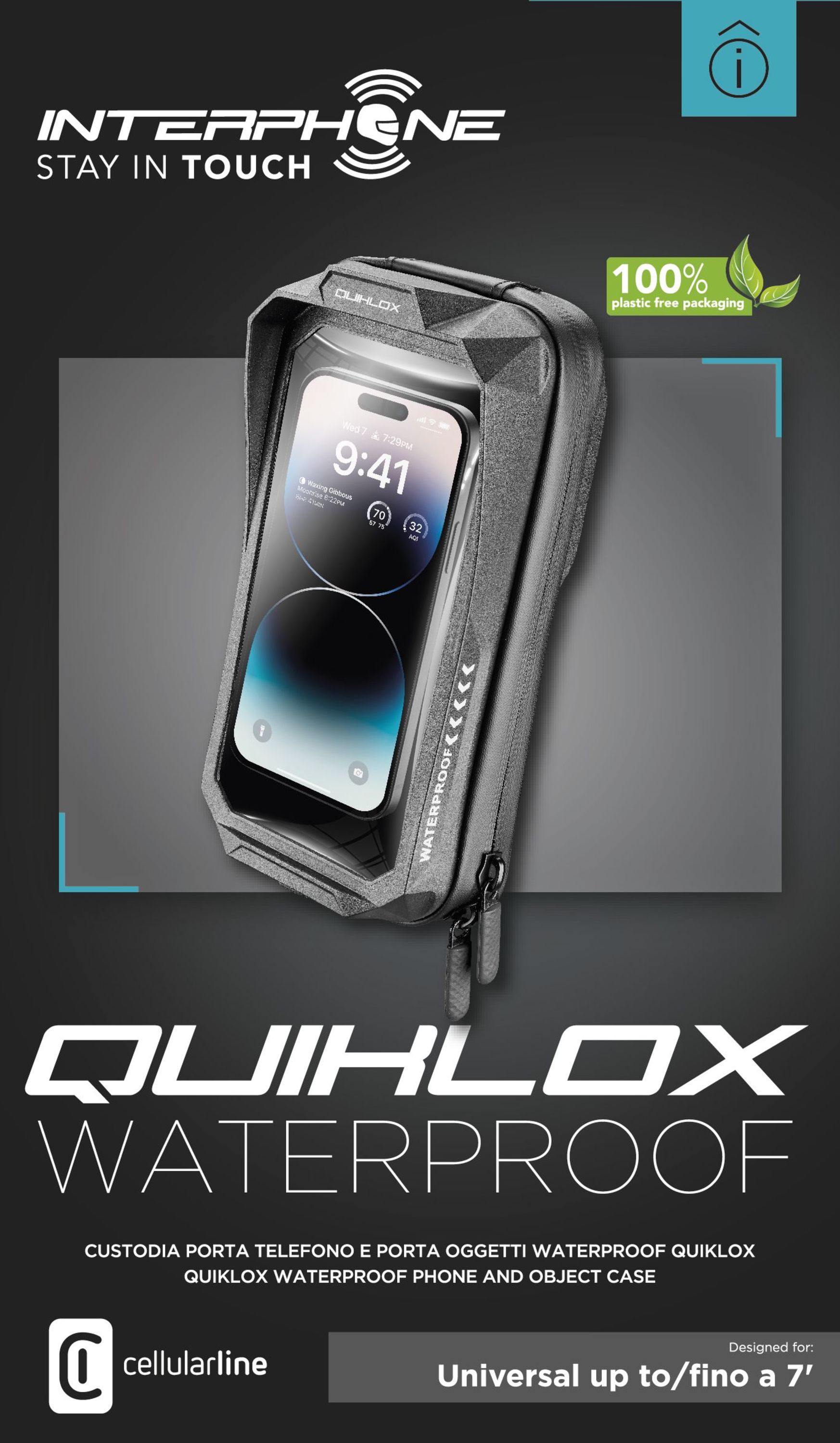 Interphone - Quiklox Universalhülle Wasserdicht
