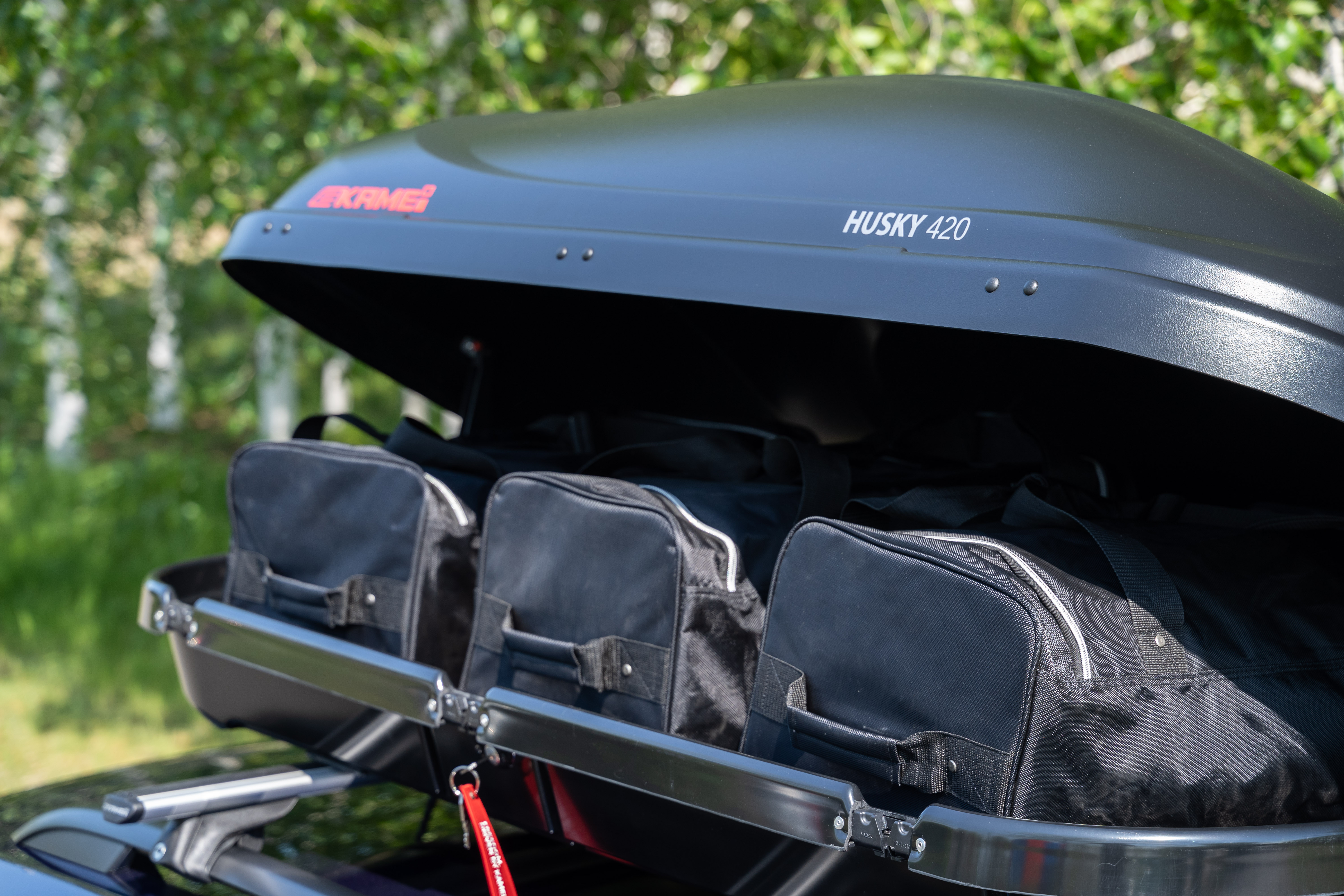 KAMEI "Husky" 420 L. schw. matt