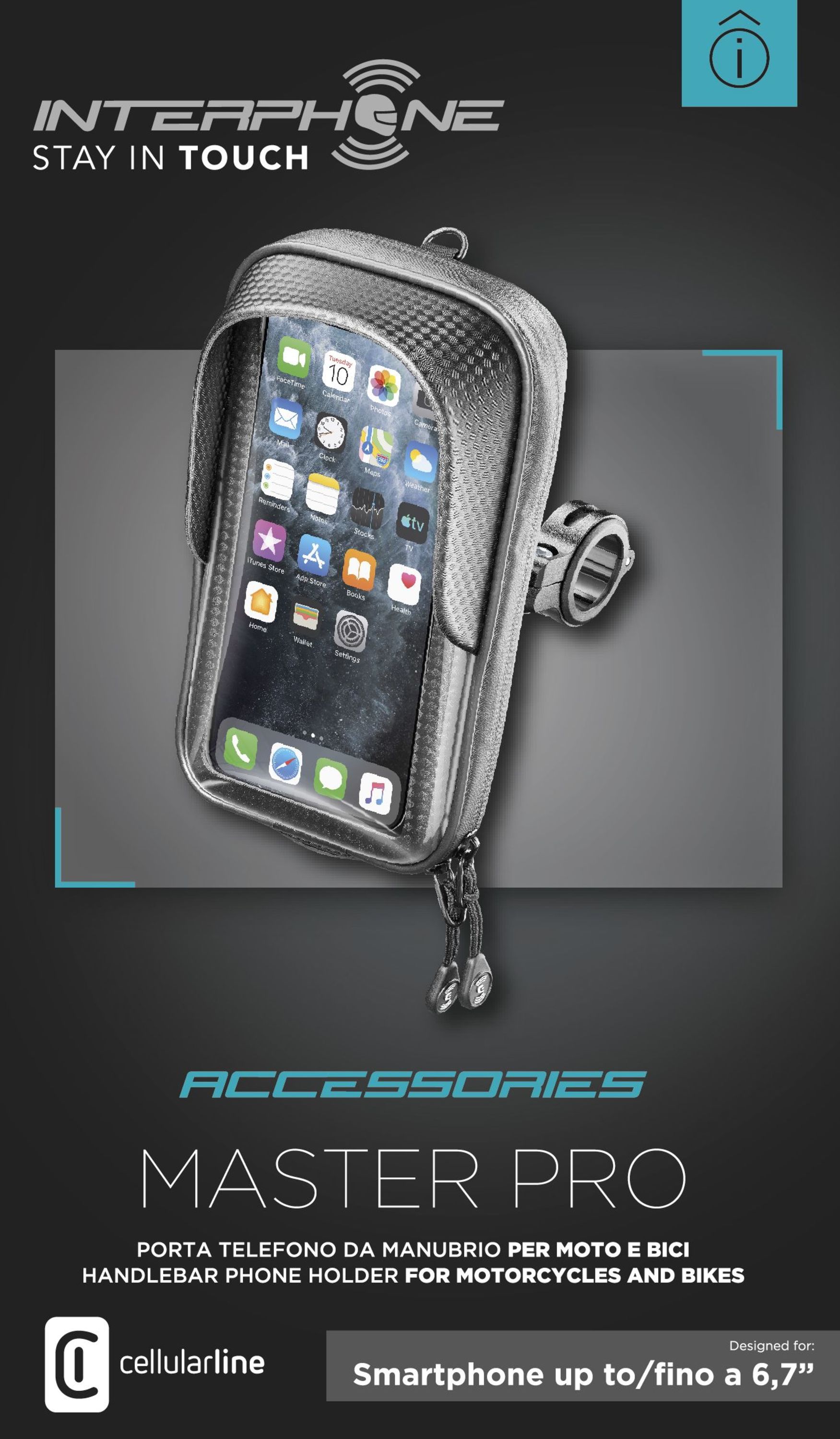 Handytasche bis 6,5" Interphone Masterpro