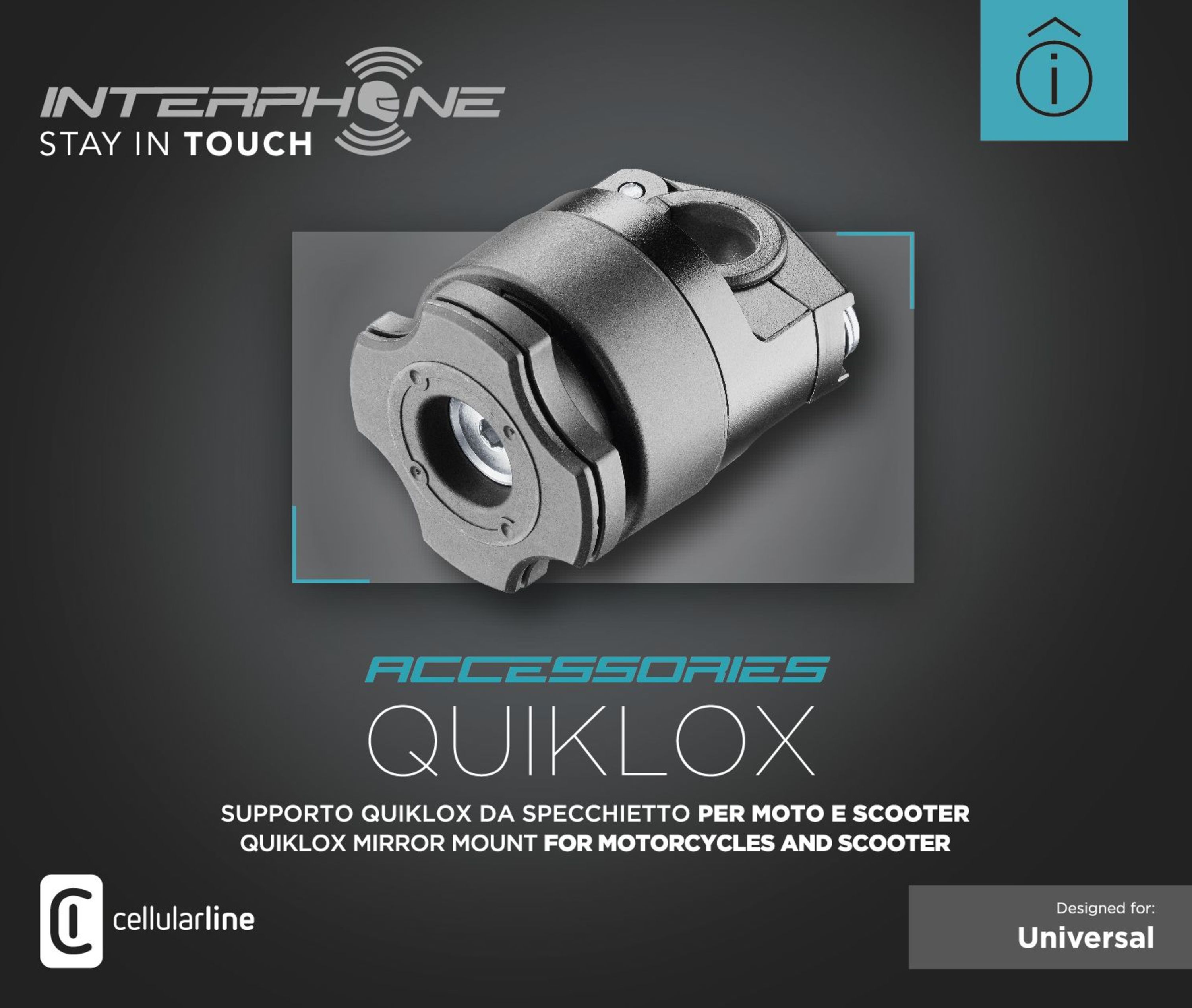 Quiklox - Universalhalterung für Spiegel