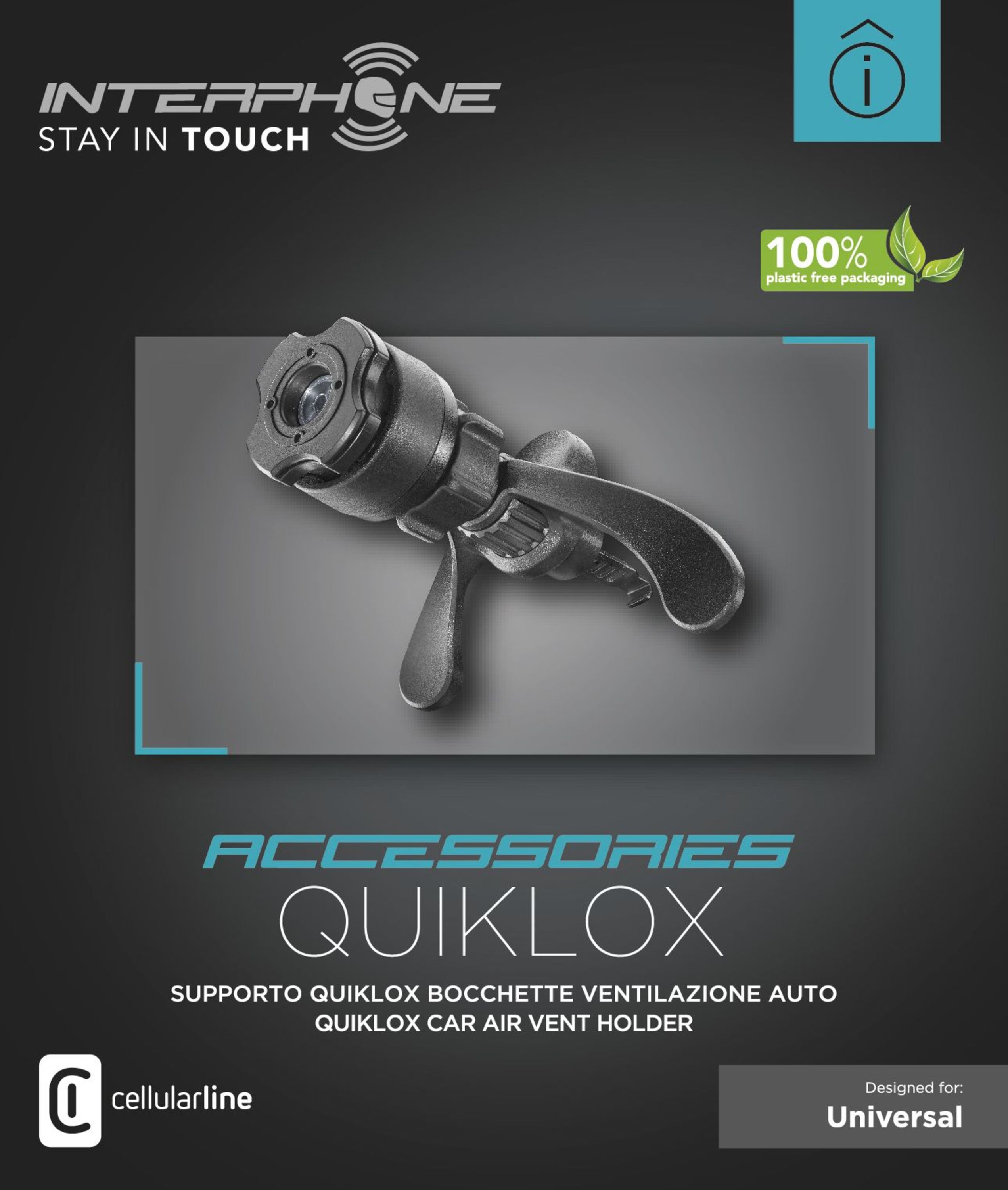 Quiklox - Halterung für Kfz-Lüftungsklappen